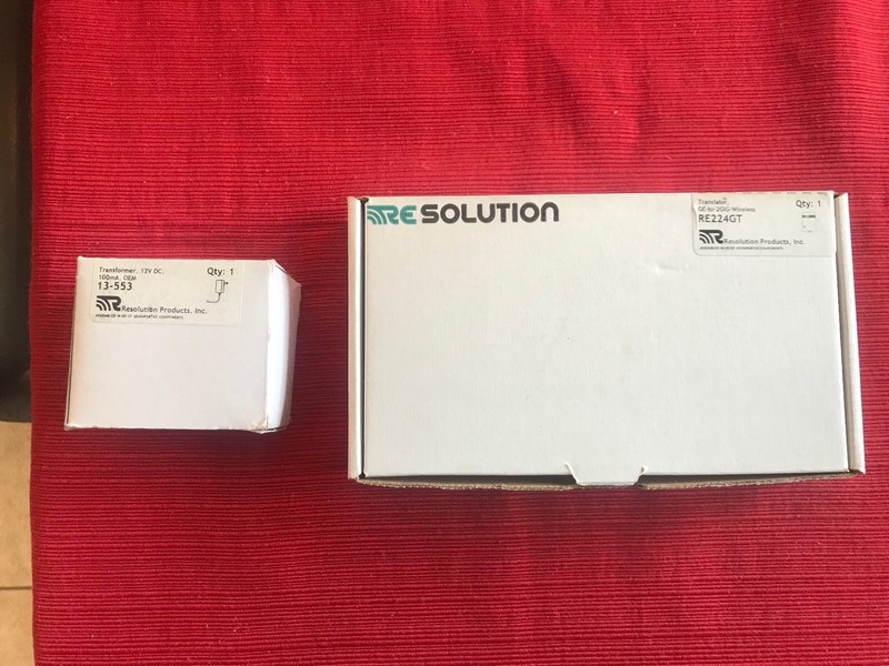 Lot (10) Resolution RE224GT Ge To 2gig