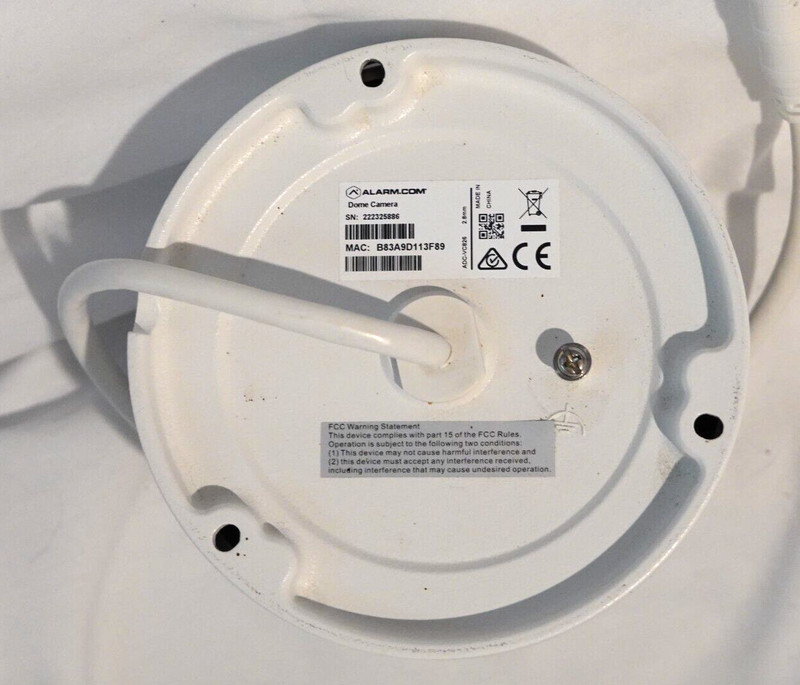 Alarm.com - Indoor/Outdoor Dome Security Camera - ADC-VC826 - 1080p HD White gallery
