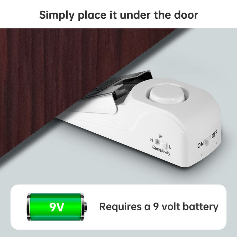 KERUI Security Door Lock Door Stop Alarm Stopper Security System Alarm Safety US gallery