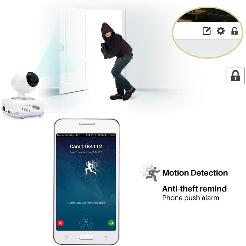 IdeaNext 1402W Camera HD 720p NightVision Video/Audio IPTV WIFI (READ) gallery