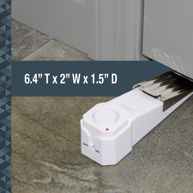 Security Wedge Door Stop Security Alarm With 120 dB Siren For Home/ Travel /Dorm gallery