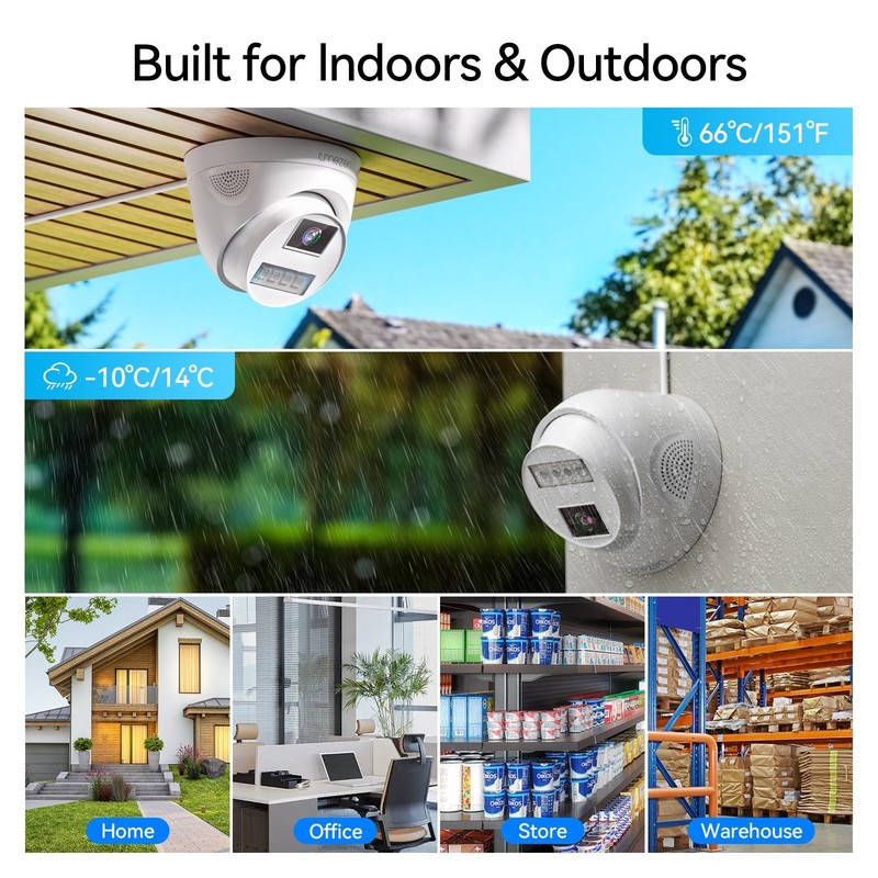 4K 8MP PoE Security Camera System H.265+ Human Detect 8CH NVR 2TB HDD IP66 6PCS gallery