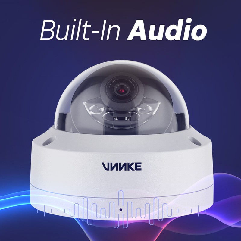 ANNKE 3K POE Dome Security IP Camera AI Color Night Vision Audio Recording IP67 gallery