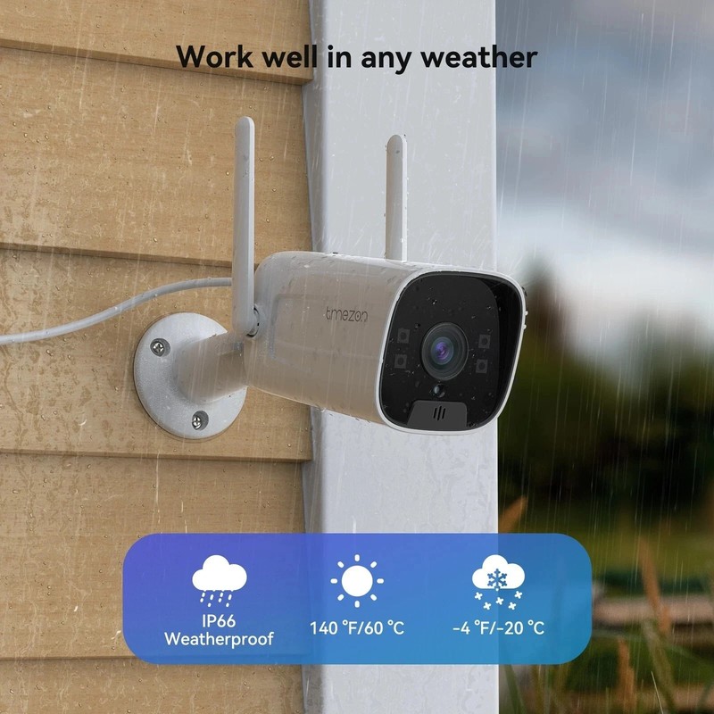 Wireless Security Camera System 3MP NVR 2-Way Audio Waterproof Motion Detection gallery