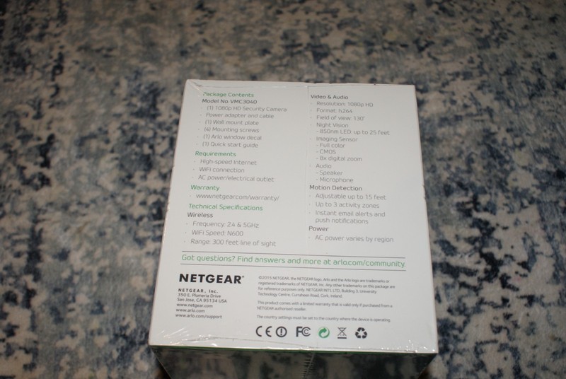 Arlo Q VMC-3040 Wired 1080p HD New Factory Sealed Night Vision Alexa Netgear gallery