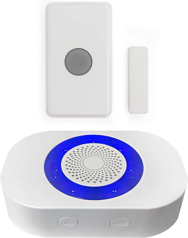 Dakota Alert Wireless Doorbell UTRE-4K Plus One Mile Panic Button Receiver Alarm