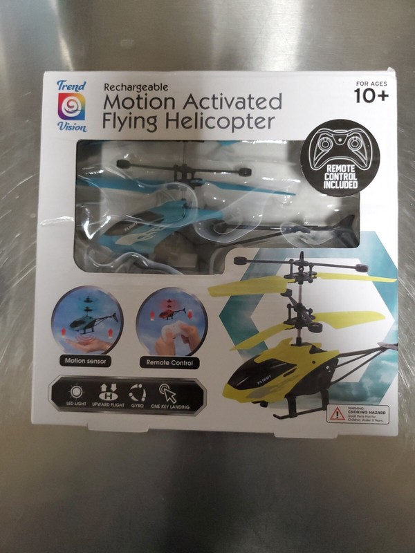 Trend Vision Rechargeable Motion Activated Flying Helicopter
