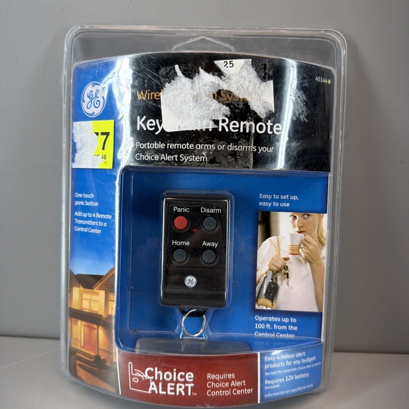 Wireless Alarm System Keychain Remote Home House GE Choice Alert Alarm New 45144 gallery