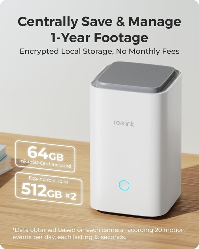REOLINK 4K Security Cameras Wireless Outdoor System 2 Camera Plus Hub gallery