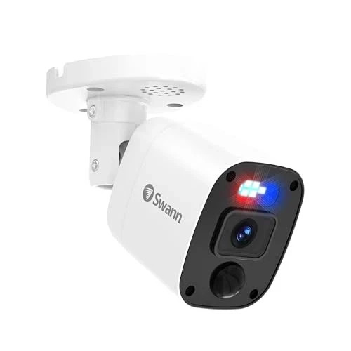 Add-On DVR Flashing Light Bullet Camera with Sensor Spotlight, 4K UHD Video, gallery