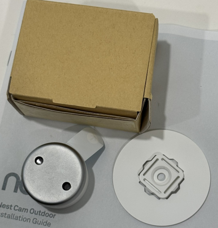 Google Nest Cam Outdoor 1st Gen A0033 White Security Camera with Power Cord gallery
