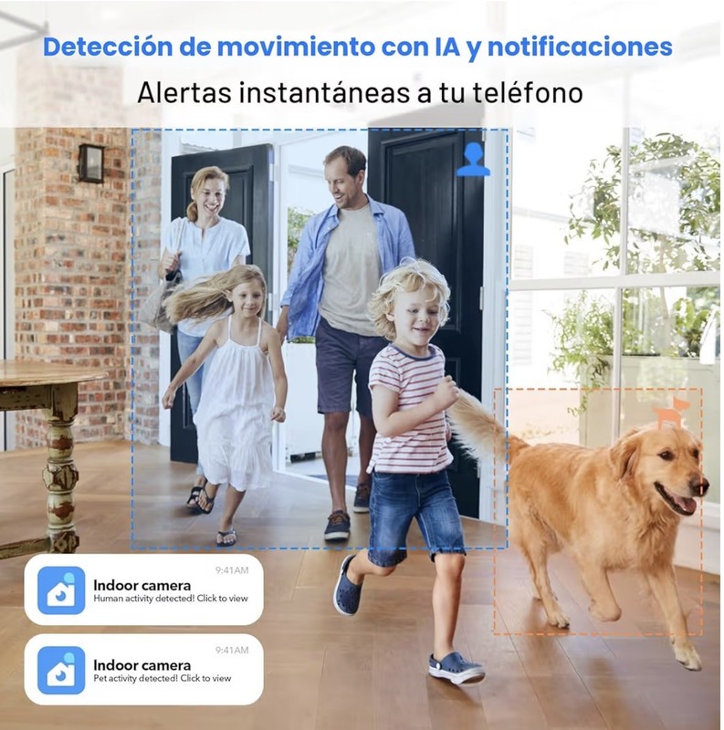 Yoosee 2-Pack Indoor WiFi Cameras 2K Motion Detection Night Vision Audio gallery