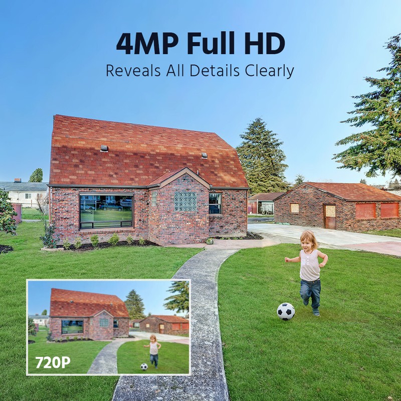 ANNKE 4MP Wireless PT Security Camera System Solar Powered 2-Way Talk PIR Motion gallery