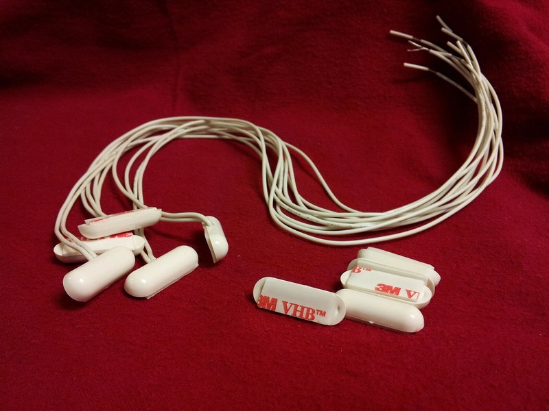 5 Surface Alarm Door/Window Contact Alarm Sensors
