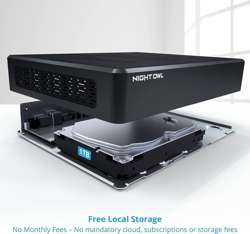 Night Owl 4K Wi-Fi NVR W/1TB Hard Drive & 3 Battery 1080P HD Spotlight Cameras™ gallery