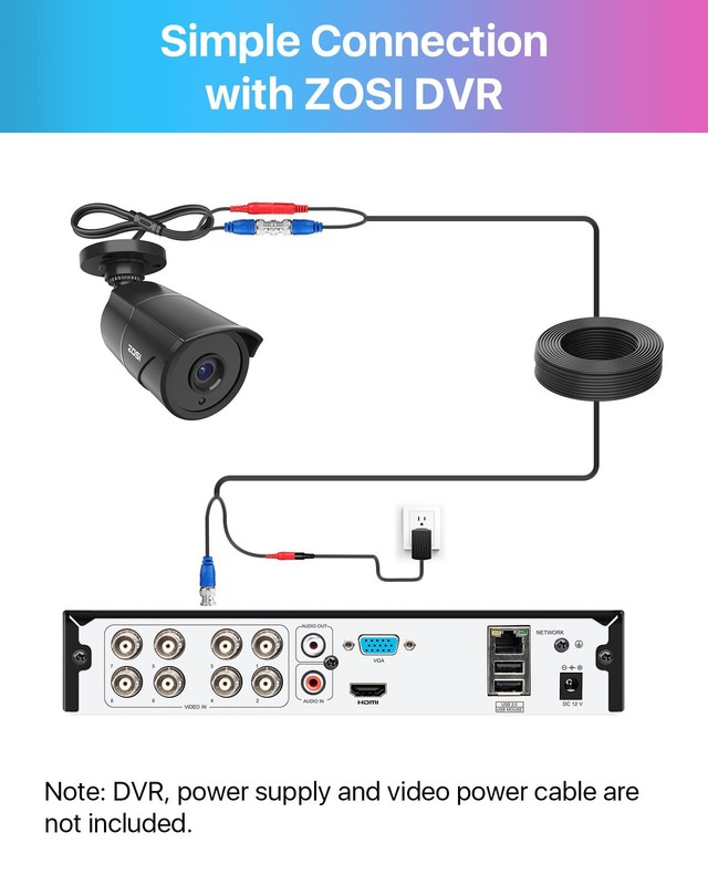 4 Pack 1080p Home Security Cameras with Audio Recording,Built-in Microphone,2... gallery