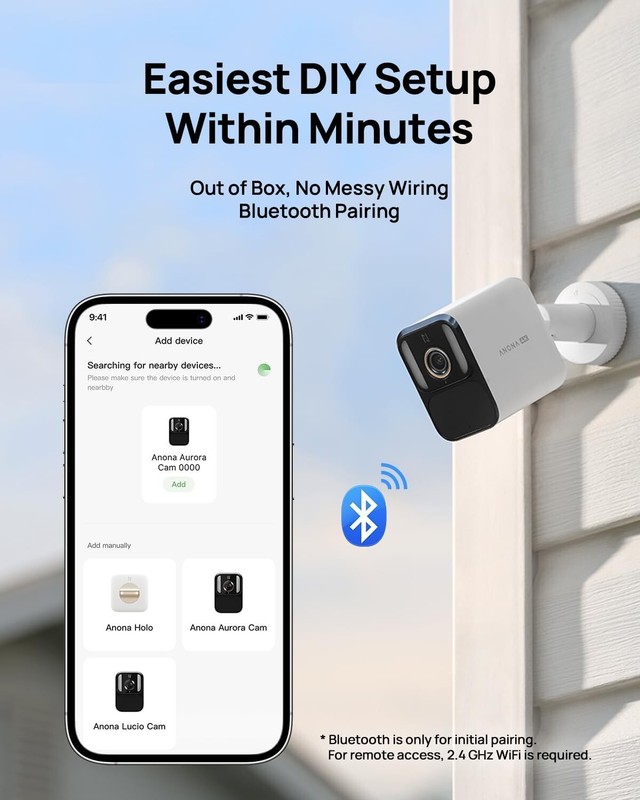 Wireless Solar Powered Security Camera System Outdoor gallery