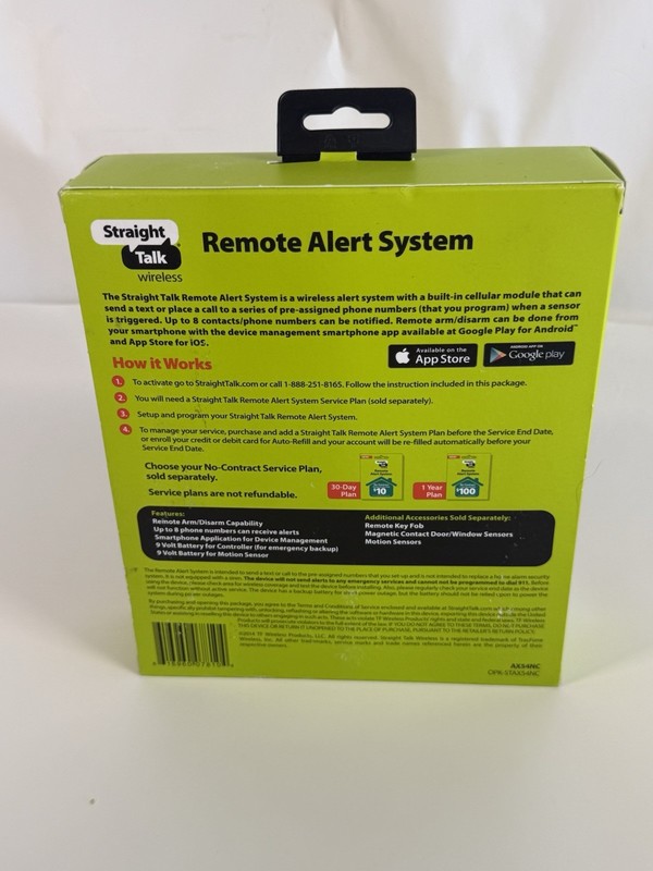 Straight Talk Remote Alert System Starter Kit – Brand New Sealed Home Motion gallery