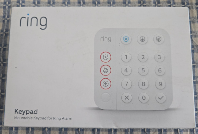 Ring Keypad 2nd Gen for Ring Alarm Wireless Home Security Systems