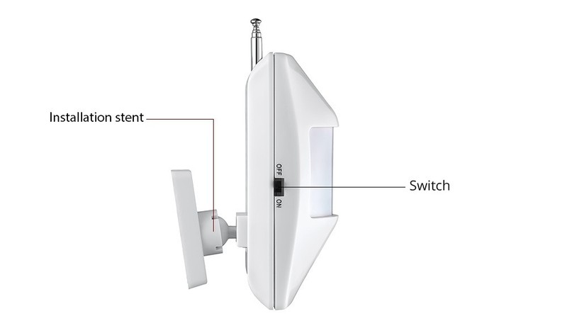 KERUI 433MHz Wireless PIR Detector Motion Sensor For Home Intruder Alarm System gallery