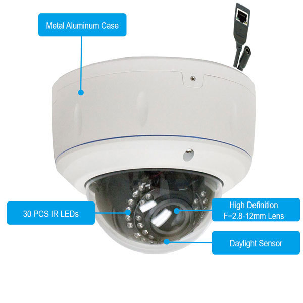 5MP High Definition 1920x2592P WDR PoE ONVIF IP Surveillance Security Camera ss gallery
