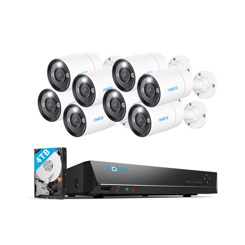 Reolink 1212A 12MP PoE Security Camera System 24CH NVR 2TB HDD Smart Detection