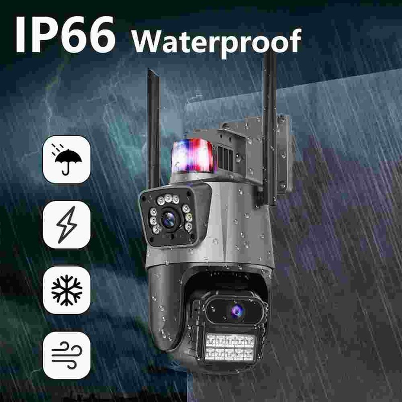 Sistema Juego De 4 Camaras 1080P HD Seguridad Para Casa Con Sensor De Movimiento gallery