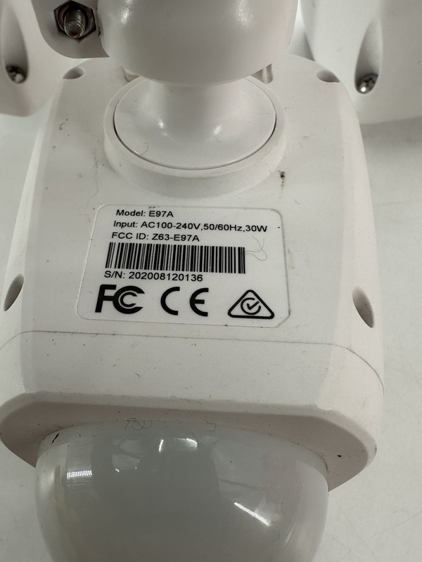 AWOW Smart WiFi Floodlight Camera, Android/iOS 2500 Lumens (E97A) gallery