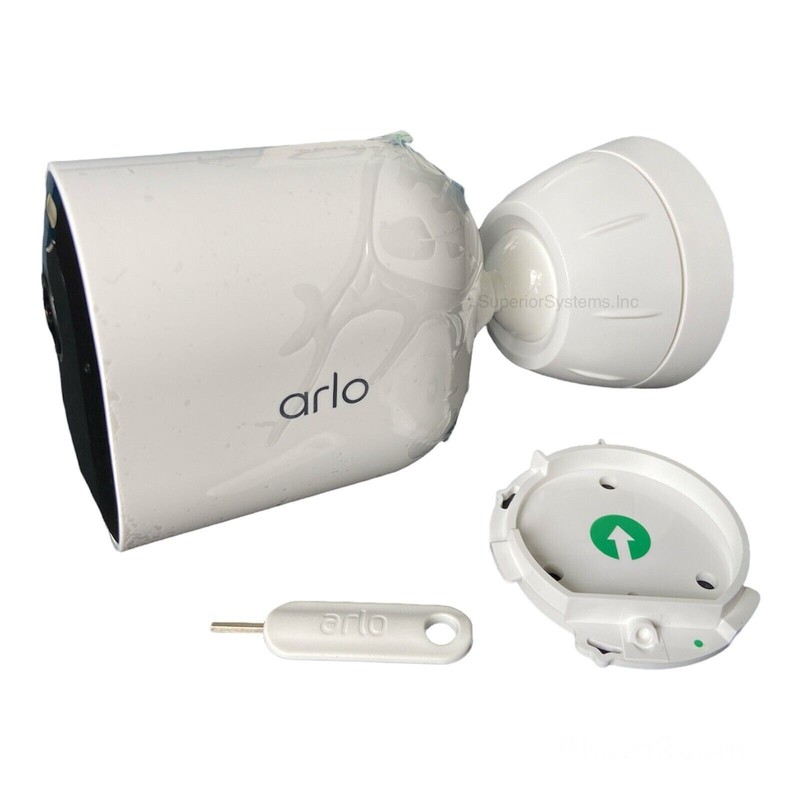 Arlo Pro 4 Add On 2K Wireless Security Camera Color Night Vision White Set Of 2 gallery
