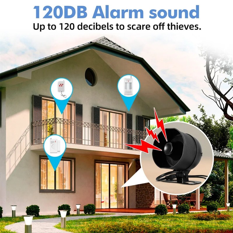KERUI WiFi Home Alarm Security System Garage Door Sensor PIR Motion Detector USA gallery