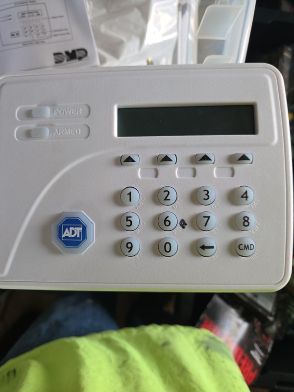 DMP ADT 7063n-w Thin LCD KYPD
