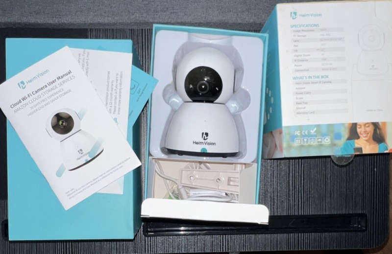 Heim Vision HM201 1080p HD Wi-Fi Indoor Smart Camera Night Vision Two-Way Audio gallery