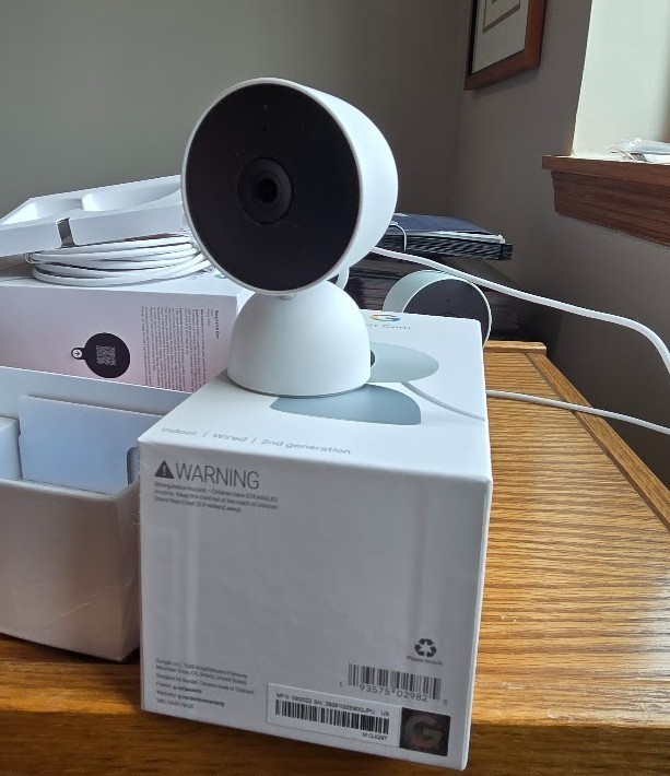 Google Nest Security Indoor Wired Camera 2nd Generation Night Vision w/ Alerts gallery