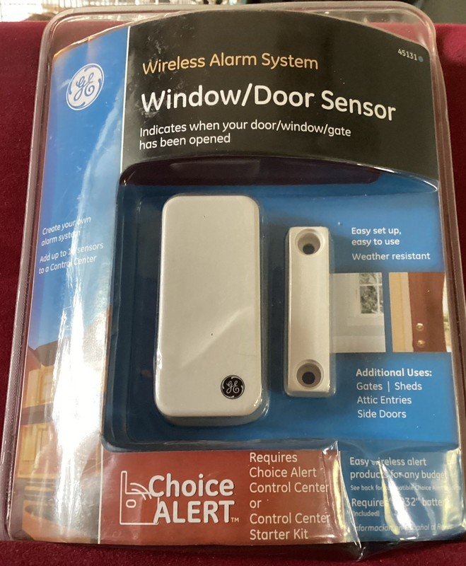 GE Choice Alert Wireless Alarm System Window/Door Sensor New Sealed
