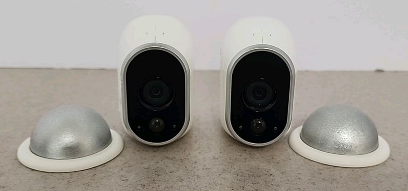 2 – Netgear Arlo VM3030 Add-On Wireless Security Camera UNTESTED PARTS OR REPAIR