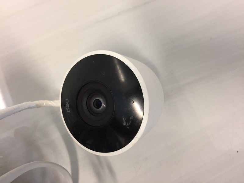 Google Nest Cam Outdoor NC2100ES 1st Gen Security Camera and Power Adapter gallery