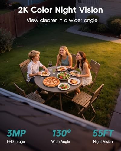 Solar Security Cameras Wireless Outdoor - 2 Packs, White - 2 Packs Solar Cam gallery