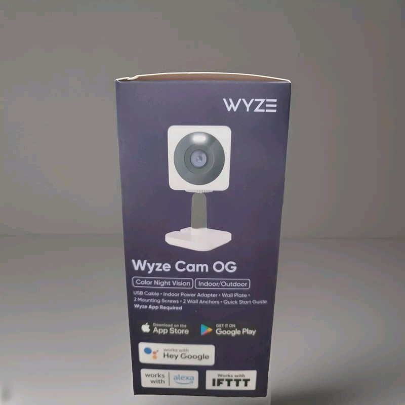 WYZE WYZECGS-RB CAM OG 1080P WIFI SMART SECURITY 3X ZOOM COLOR NIGHT VISION WIRE gallery