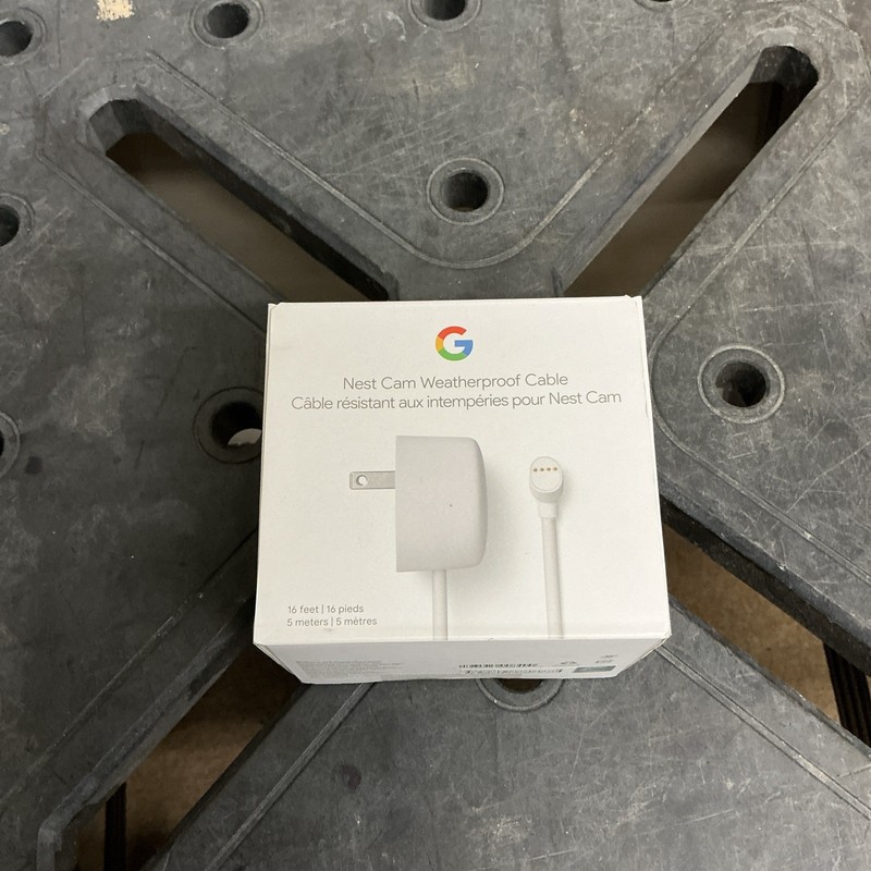 Google Nest Cam Weatherproof Cable for Nest Cam (Battery) Only – 720p -5m- Snow