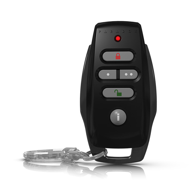 Paradox REM25 433 MHz Black Two-way Wireless Remote Control Genuine