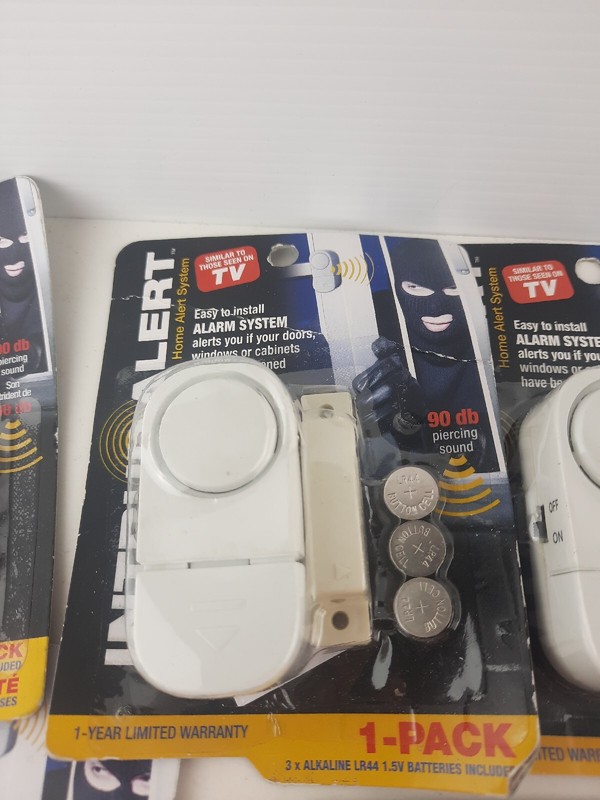 Intruder Alert Alarm Portable New & Easy to Install Lot of 5 Read Description gallery