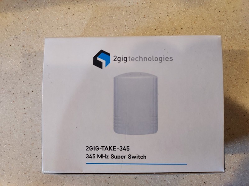 NEW 2GIG TECHNOLOGIES 345MHZ SUPER SWITCH 2GIG-TAKE-345