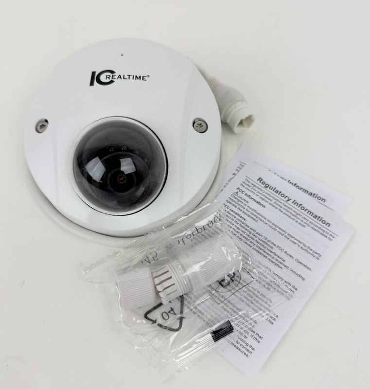 IC Realtime IPMX-W40F-IRW1 4MP IP Indoor/Outdoor Vandal Dome - OB