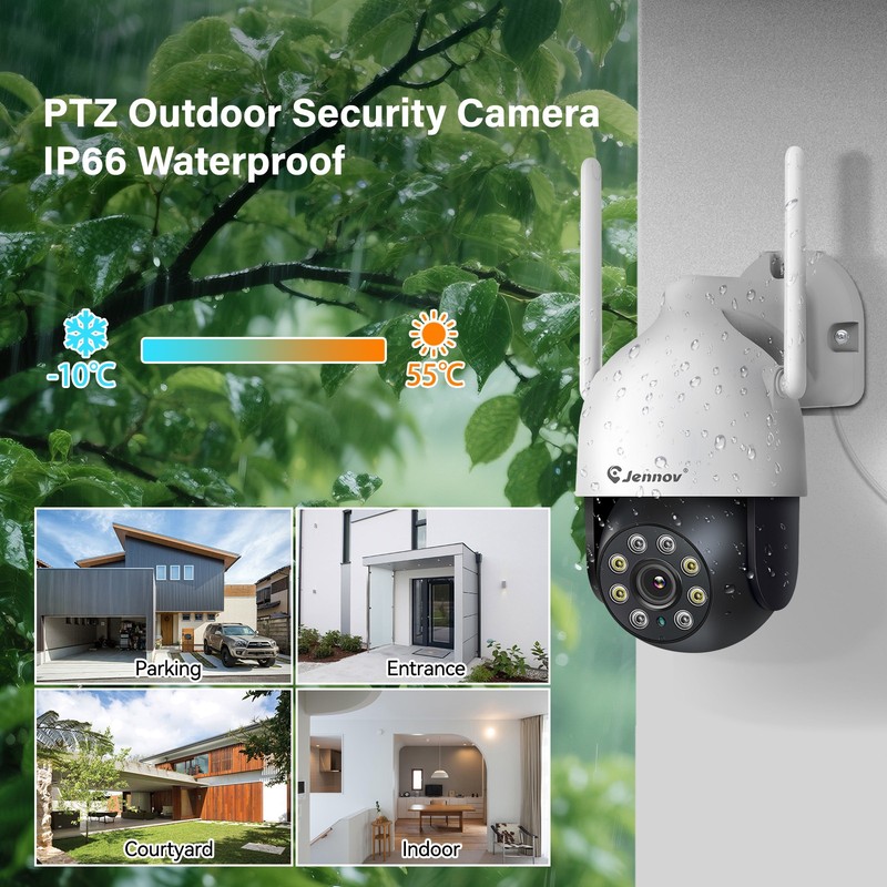 for JENNOV 5MP Wireless Security Camera System C-series NVR Monitor gallery