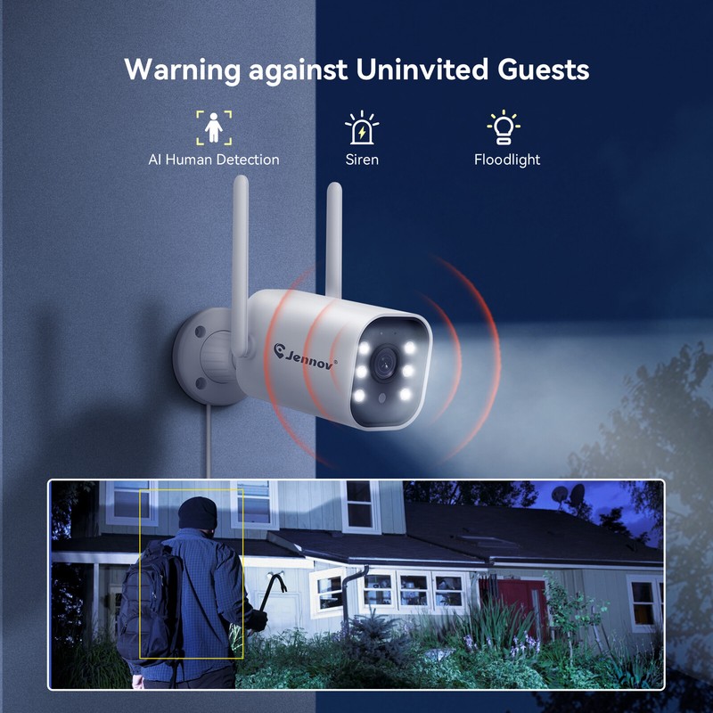 WIFI Home IP Security Camera 5MP System Wireless CCTV PTZ Smart Night Vision gallery