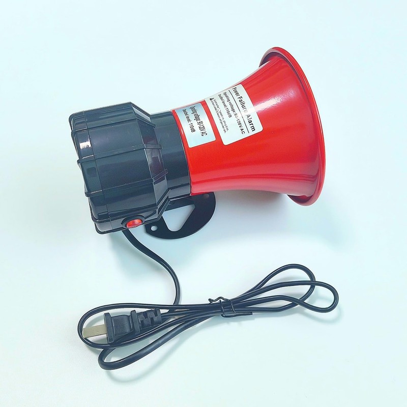 Loud Power Failure Alarm, Big Power Outage Alarm for Industrial Use, 110V AC ... gallery