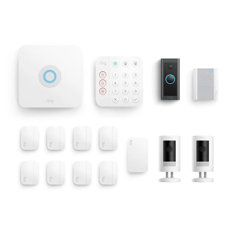 Ring Wireless Security System 2nd Gen Base Keypad Sensors Doorbell Chime Cameras