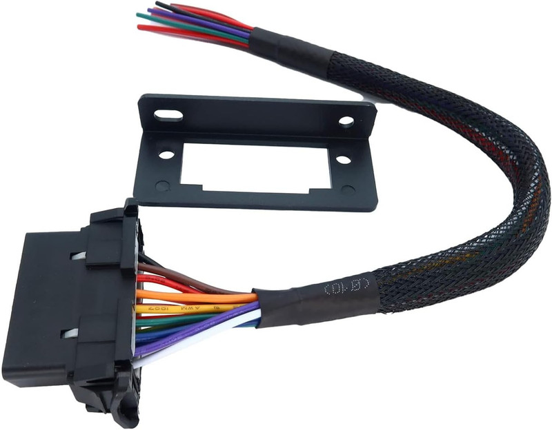 OBD2 J1962 Female to Open Pigtail Cable Bracket Obdii Port Replacement Cable gallery