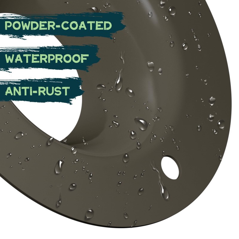 Highwild 6-Volt Deer Feeder Replacement Funnel - 1.5" Drop drop, olive gallery