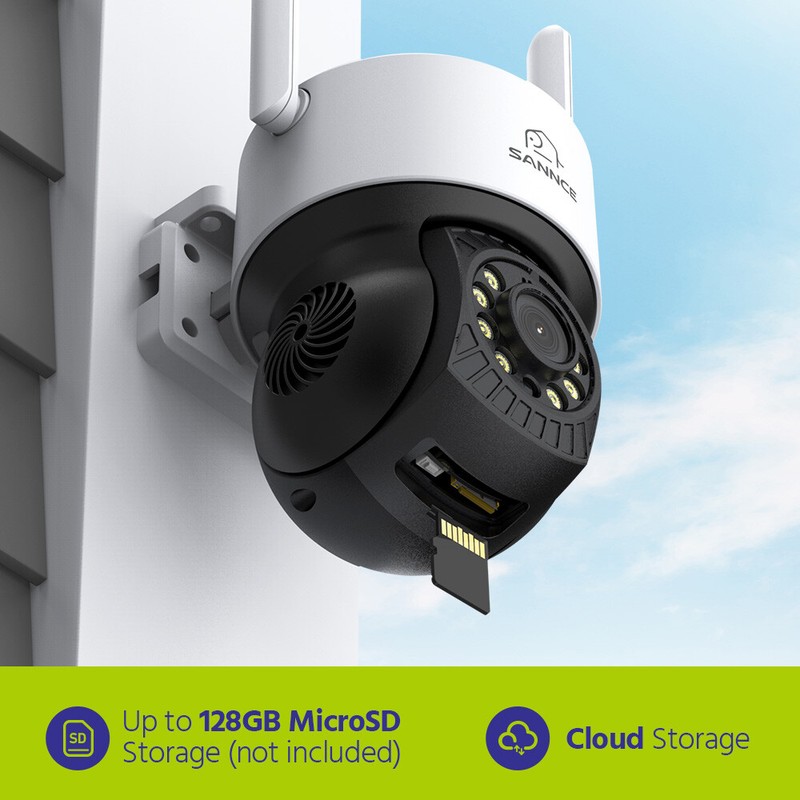 SANNCE 5MP Wireless Security IP Camera PT WiFi Two Way Audio Color Night Vision gallery